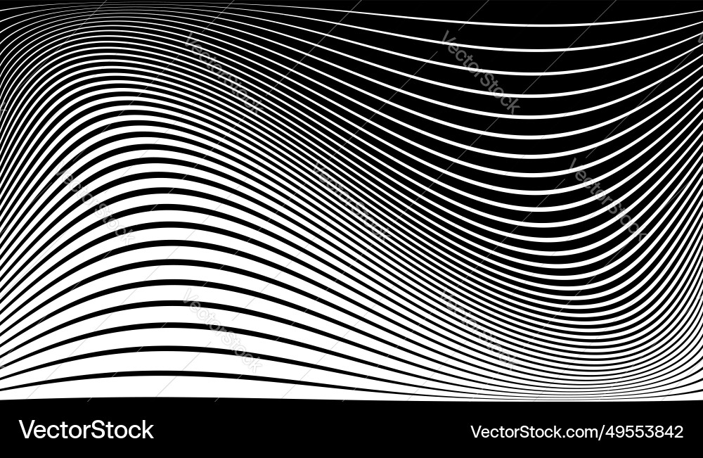 Wavy lines pattern Wavy lines pattern vector image