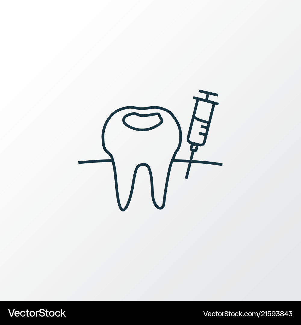 Anesthesia icon line symbol premium quality Anesthesia icon line symbol premium quality vector image