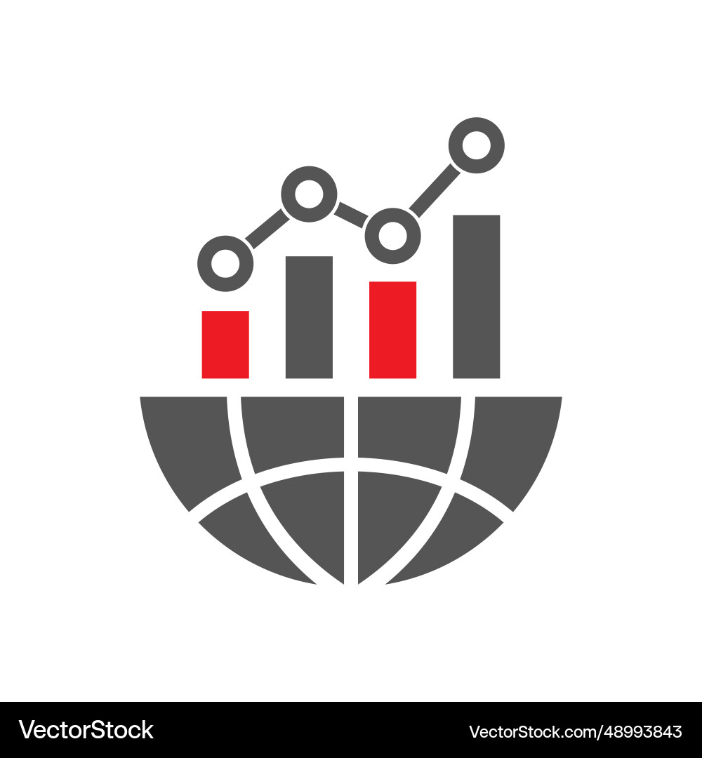 Benchmark measure icon dashboard rating Vector Image