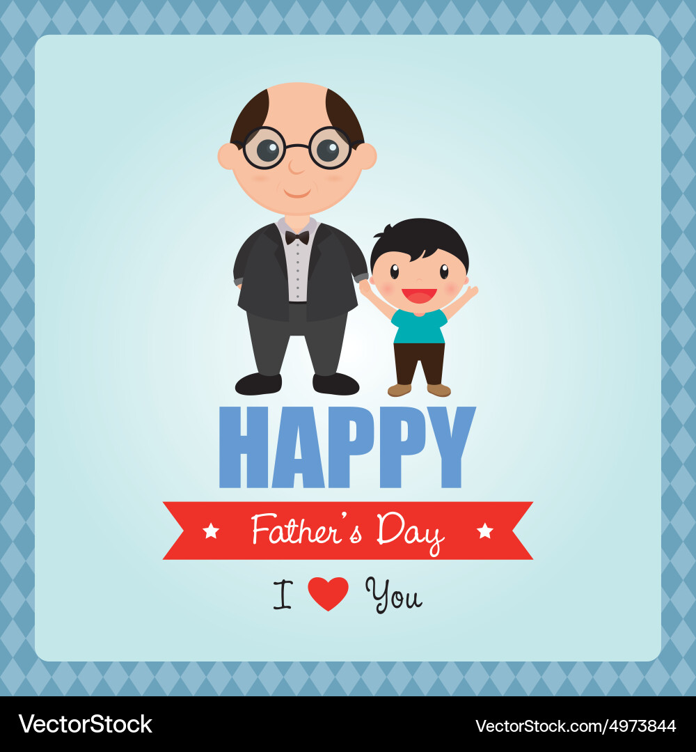 Colored background with text and elements Vector Image