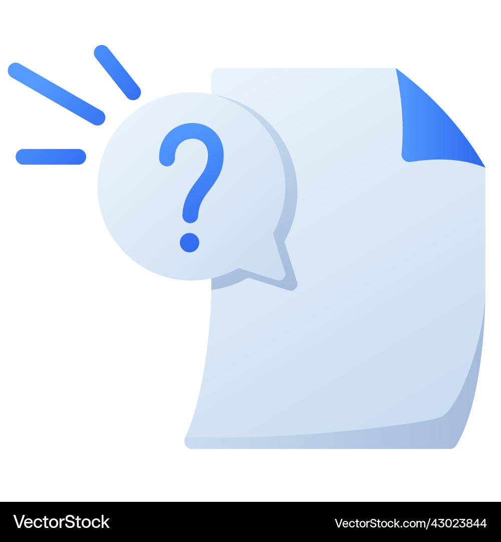 File empty state single isolated icon with smooth Vector Image