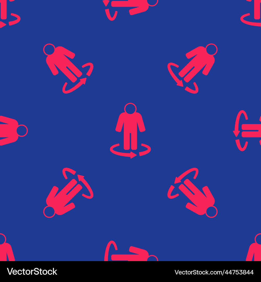 Red 3d modeling icon isolated seamless pattern Vector Image