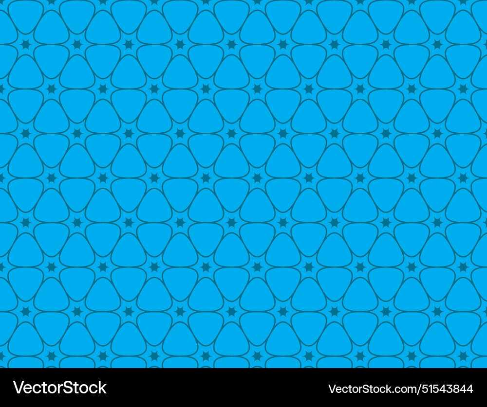 Seamless pattern design with different shapes vector image