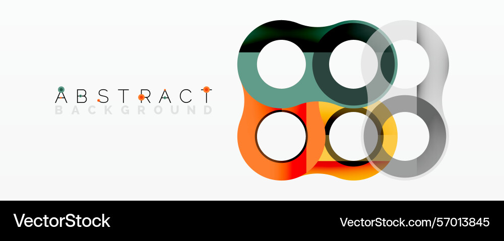 Abstract circles overlap creating modern design Abstract circles overlap creating modern design vector image