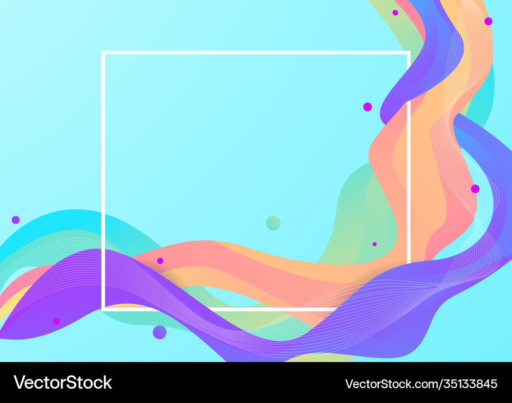 Abstract flow background colorful Abstract flow background colorful vector image