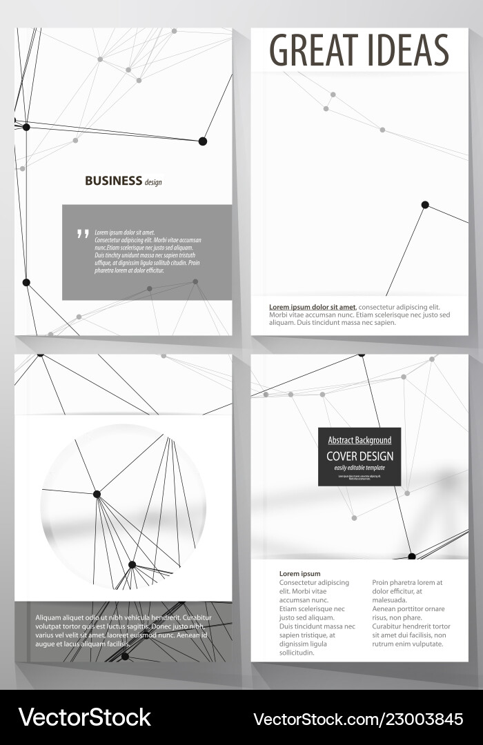Business templates for brochure flyer booklet Business templates for brochure flyer booklet vector image