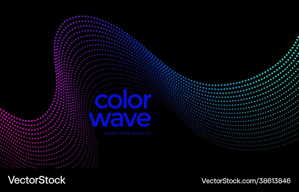 Abstract background with dynamic wave Abstract background with dynamic wave vector image
