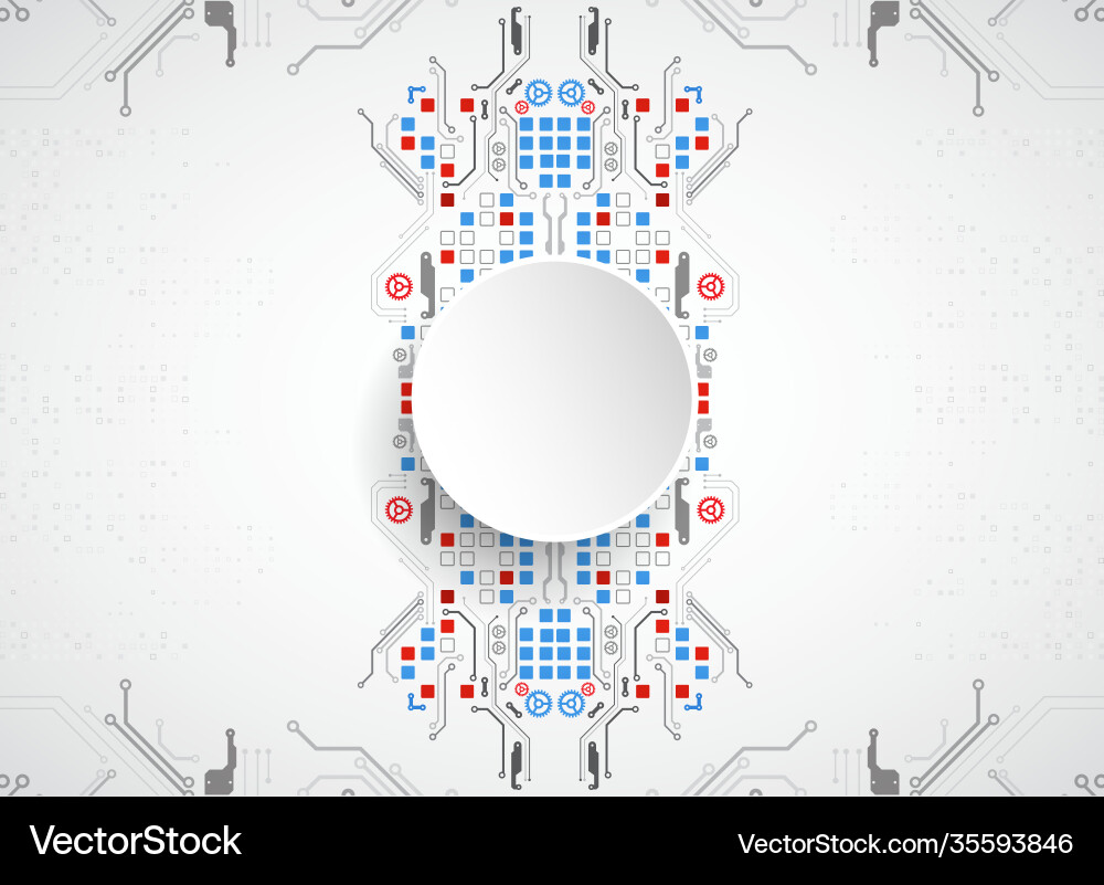 Abstract technology circuit board communication Abstract technology circuit board communication Vector Image