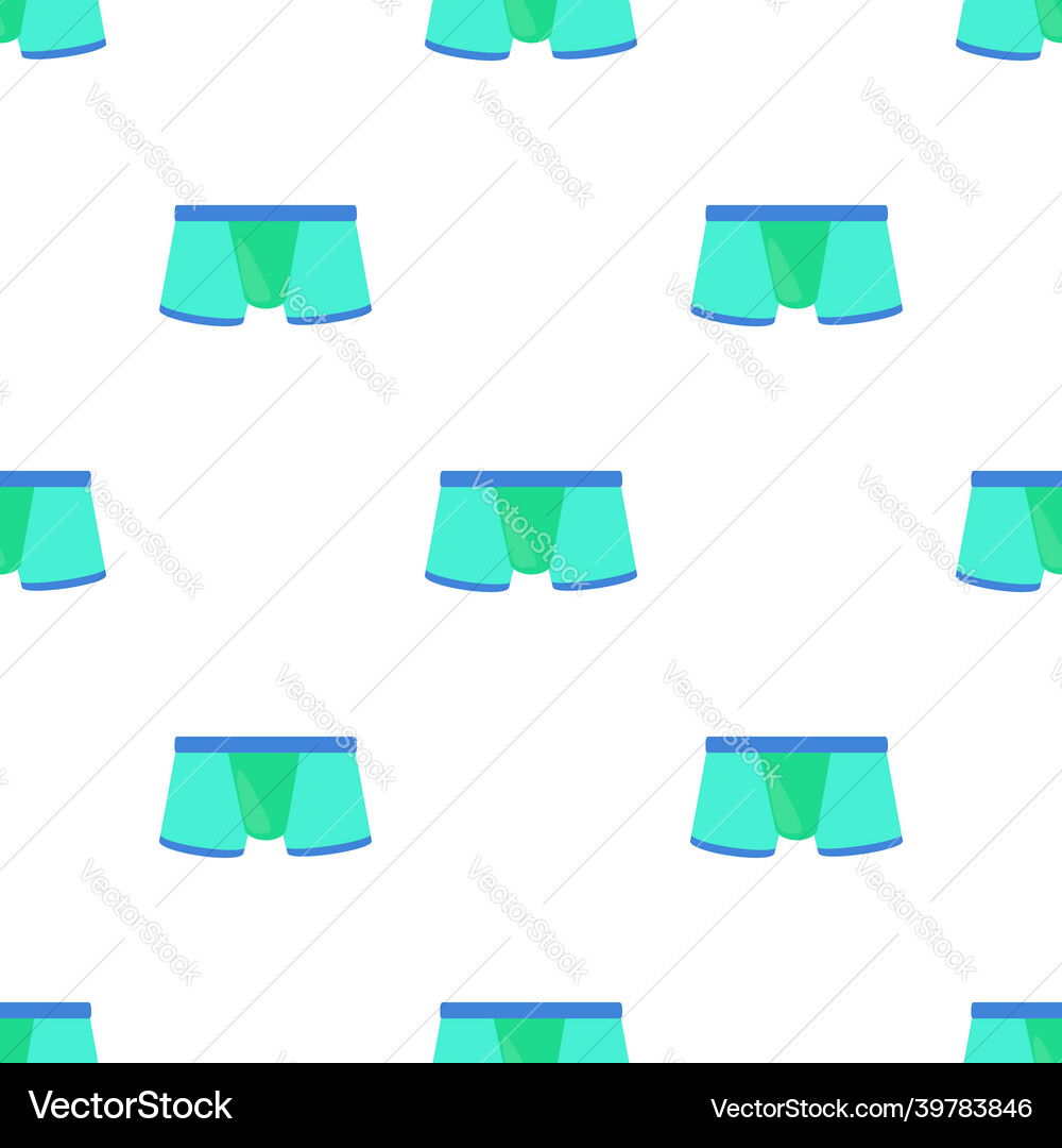 Blue men boxer briefs pattern seamless Blue men boxer briefs pattern seamless vector image