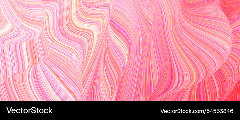 Curved lines and flowing waves in pink rose shades Curved lines and flowing waves in pink rose shades vector image