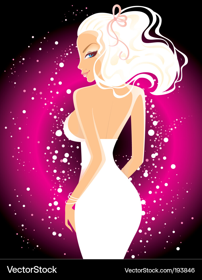 Glamorous Evening Dance Vector Image