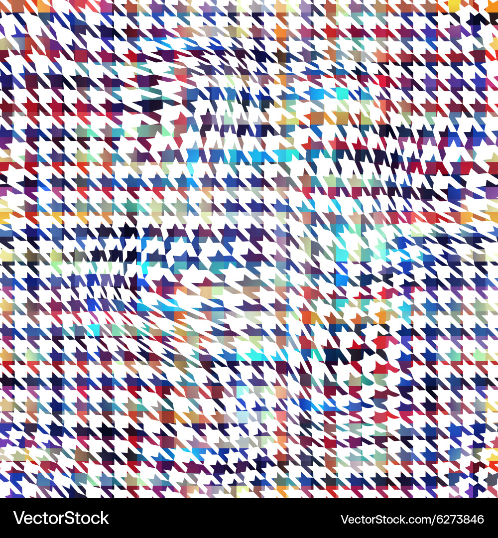 Houndstooth background pattern vector image