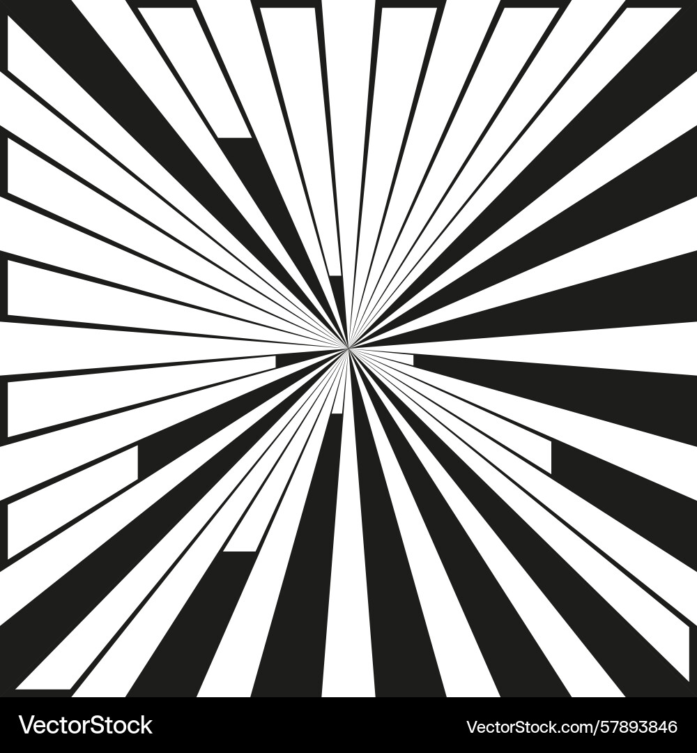 Radial rays exploding starburst graphic abstract Radial rays exploding starburst graphic abstract Vector Image