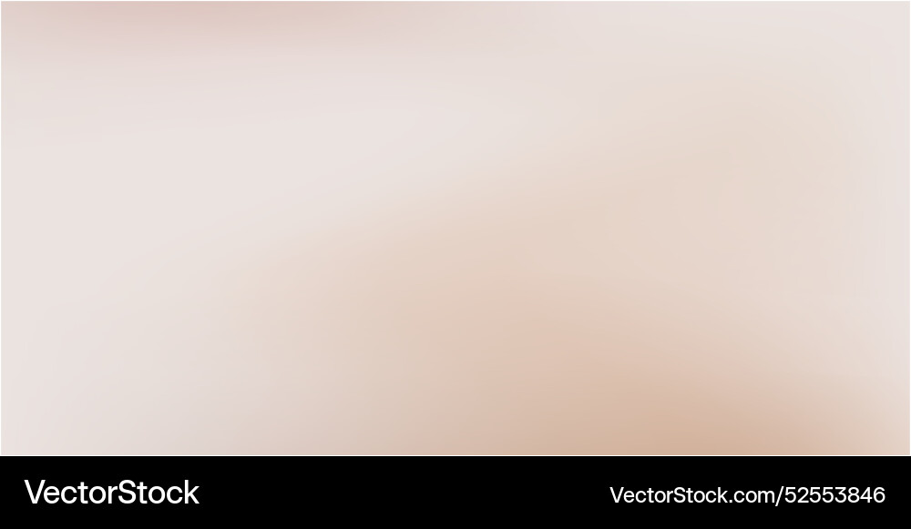 Soft Beige Gradient Color Vector Image
