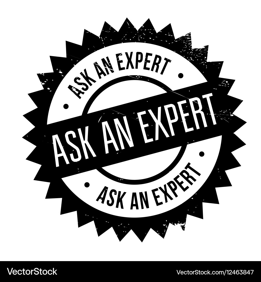 Expert Question Stamp vector image