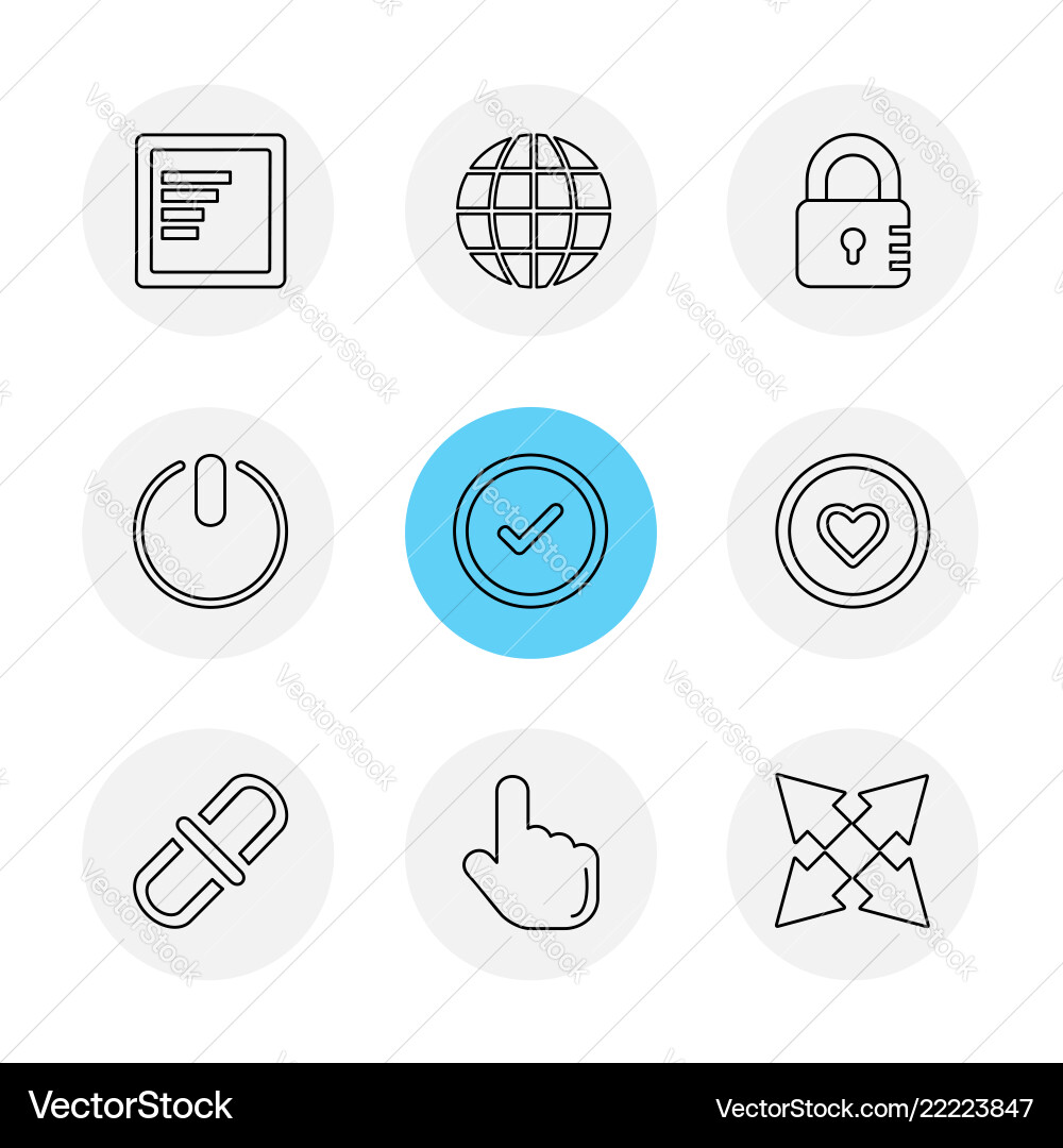 Multimedia sound buttons eps icons set vector image