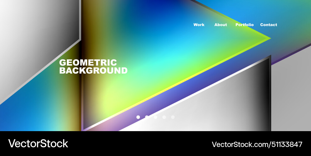 Rectangle pattern in gradient colors rainbow tones Vector Image