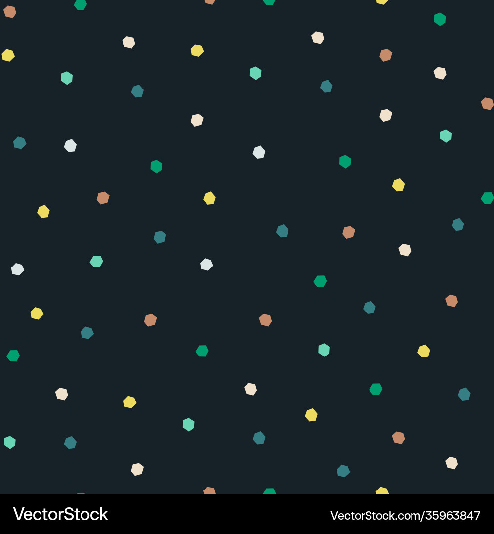 Seamless pattern with colorful confetti Seamless pattern with colorful confetti vector image