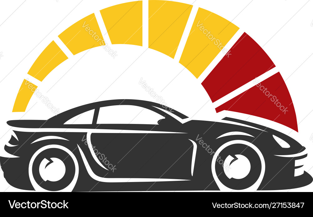 Sportwagen Logo Vorlage oder Icon Sportwagen Logo Vorlage oder Icon vektorbild