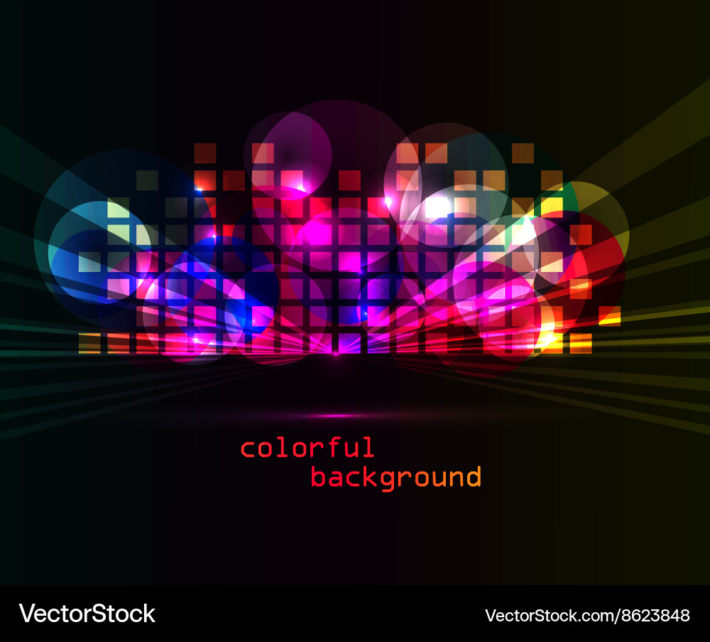 Abstract Colorful Background Vector Image