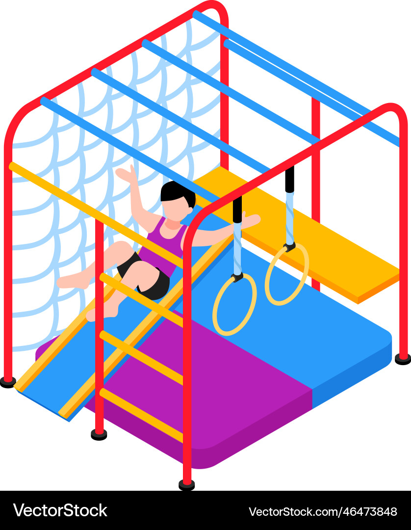 Children sport equipment icon vector image