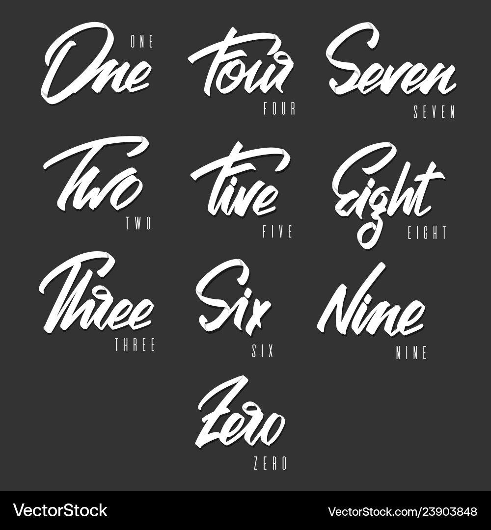 Handwritten Lettering Phrase Vector Image
