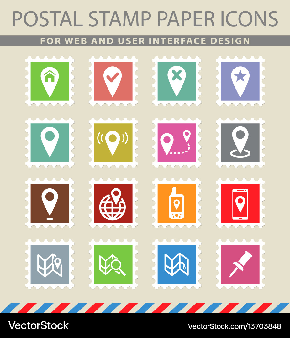 Pointer and maps Vector Image