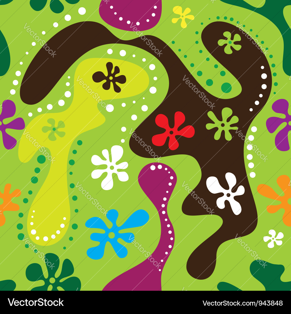 Retro Abstract Pattern Vector Image