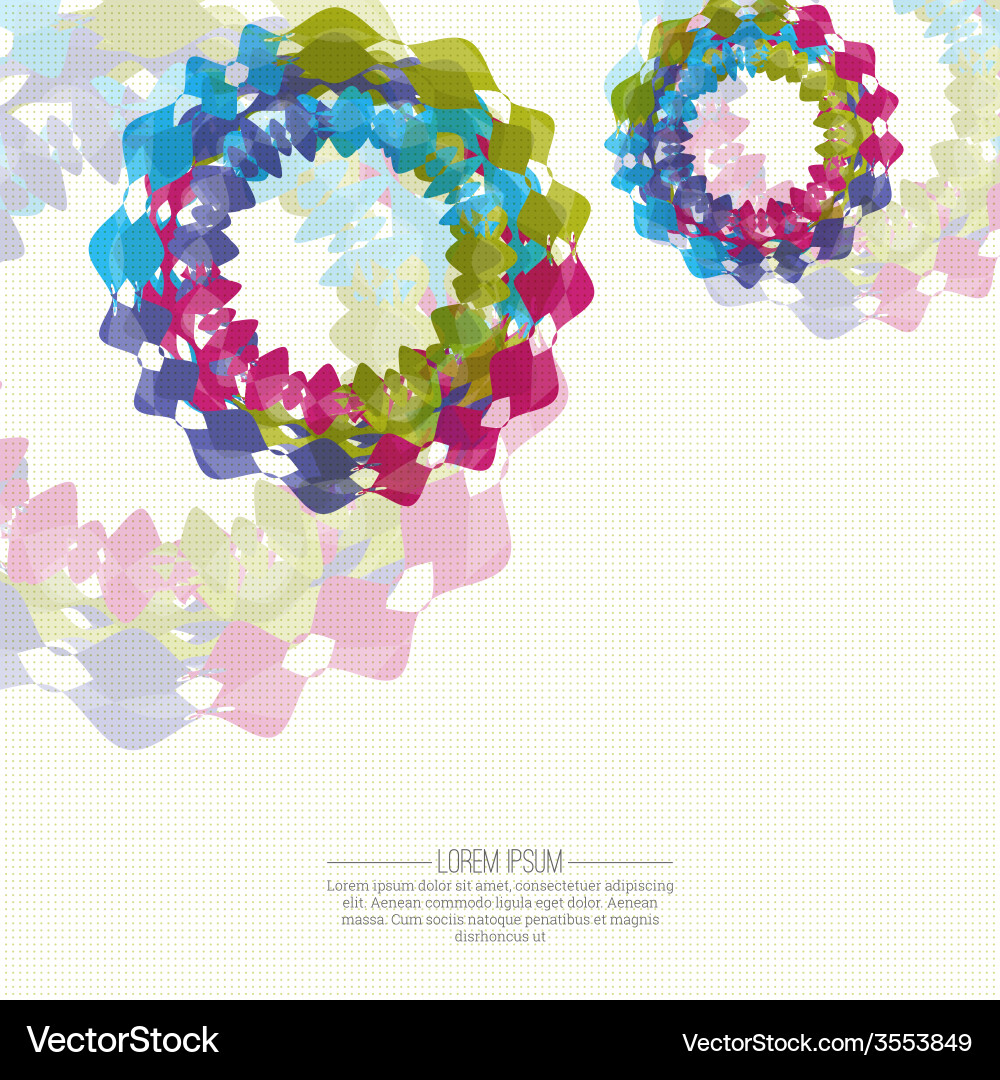 Abstract background with texture of dots colored vector image