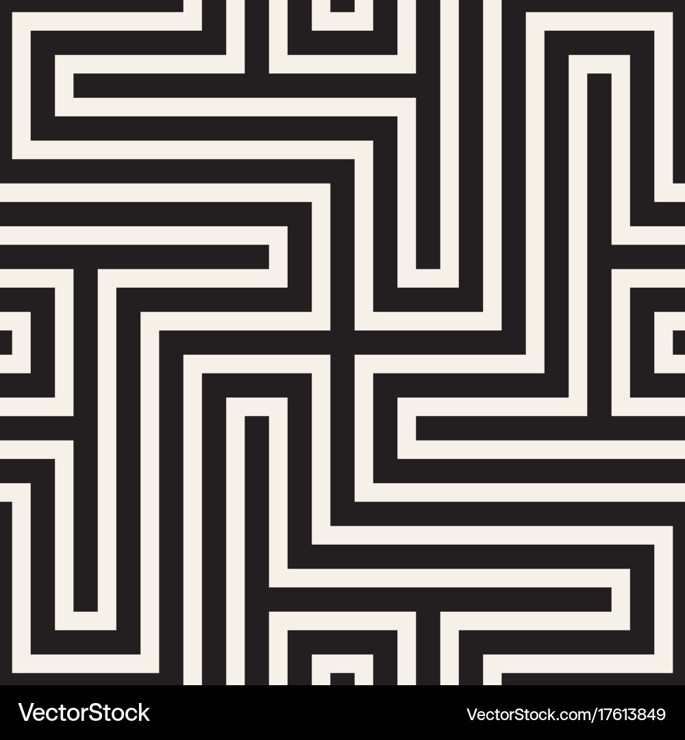 Abstract geometric pattern with stripes lines vector image