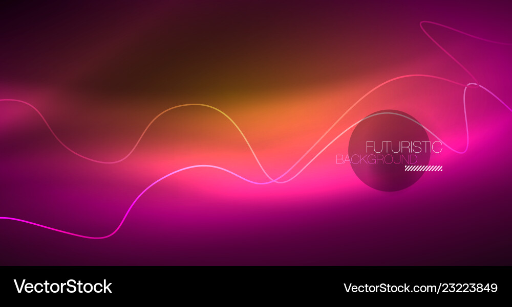 Abstract shiny glowinng color wave design element Abstract shiny glowinng color wave design element Vector Image
