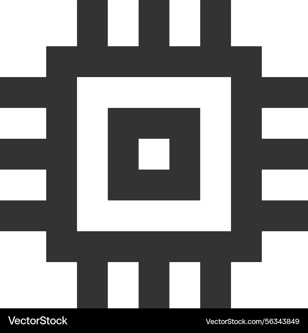 Computer icon symbol image Vector Image