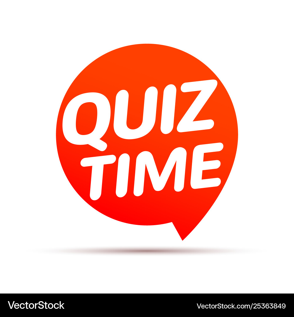 Quiz time icon concept sign ask game Quiz time icon concept sign ask game vector image