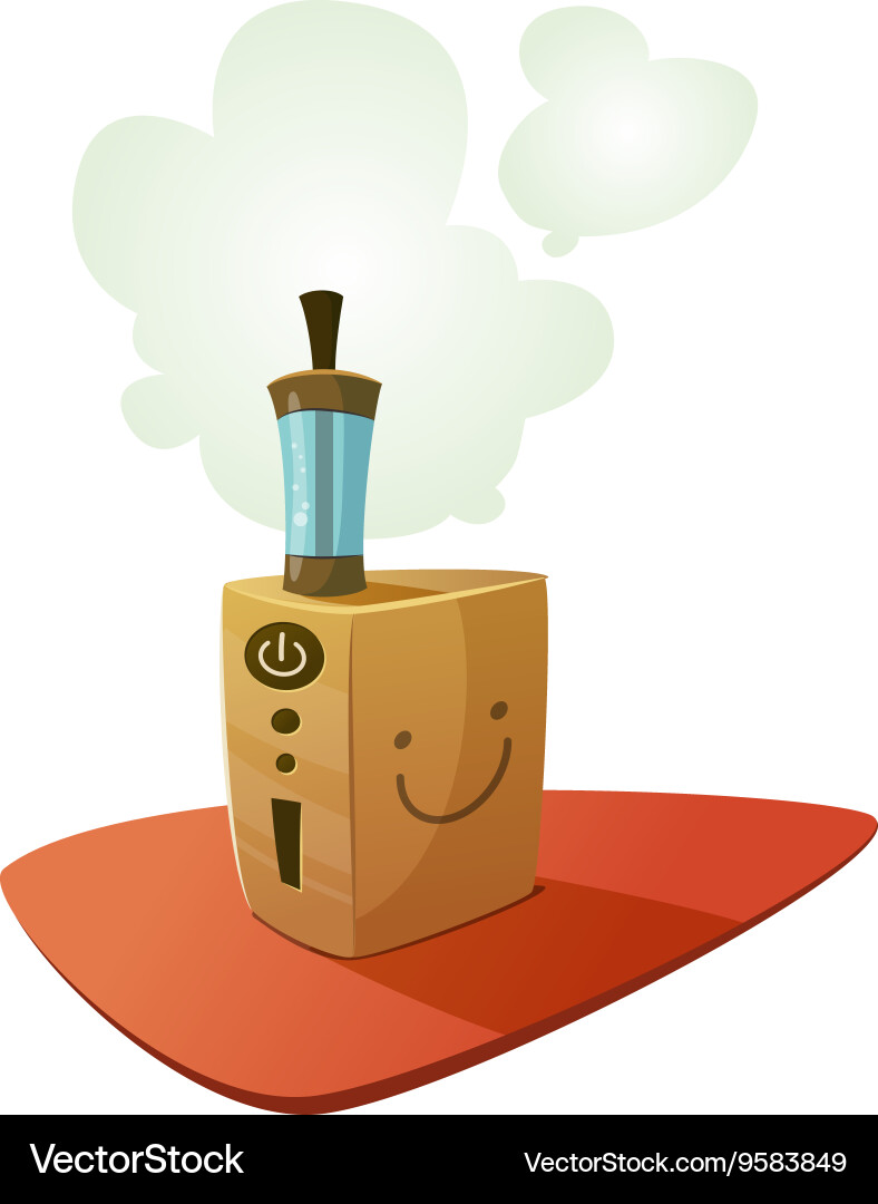 Vaping device mod vector image