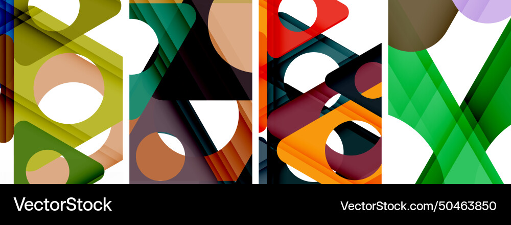 Abstract background set showcasing a dynamic Abstract background set showcasing a dynamic Vector Image