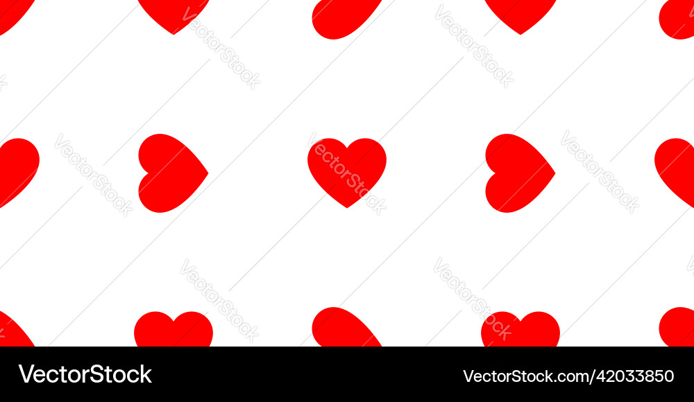 Seamless repeatable heart shape icon pattern Seamless repeatable heart shape icon pattern Vector Image