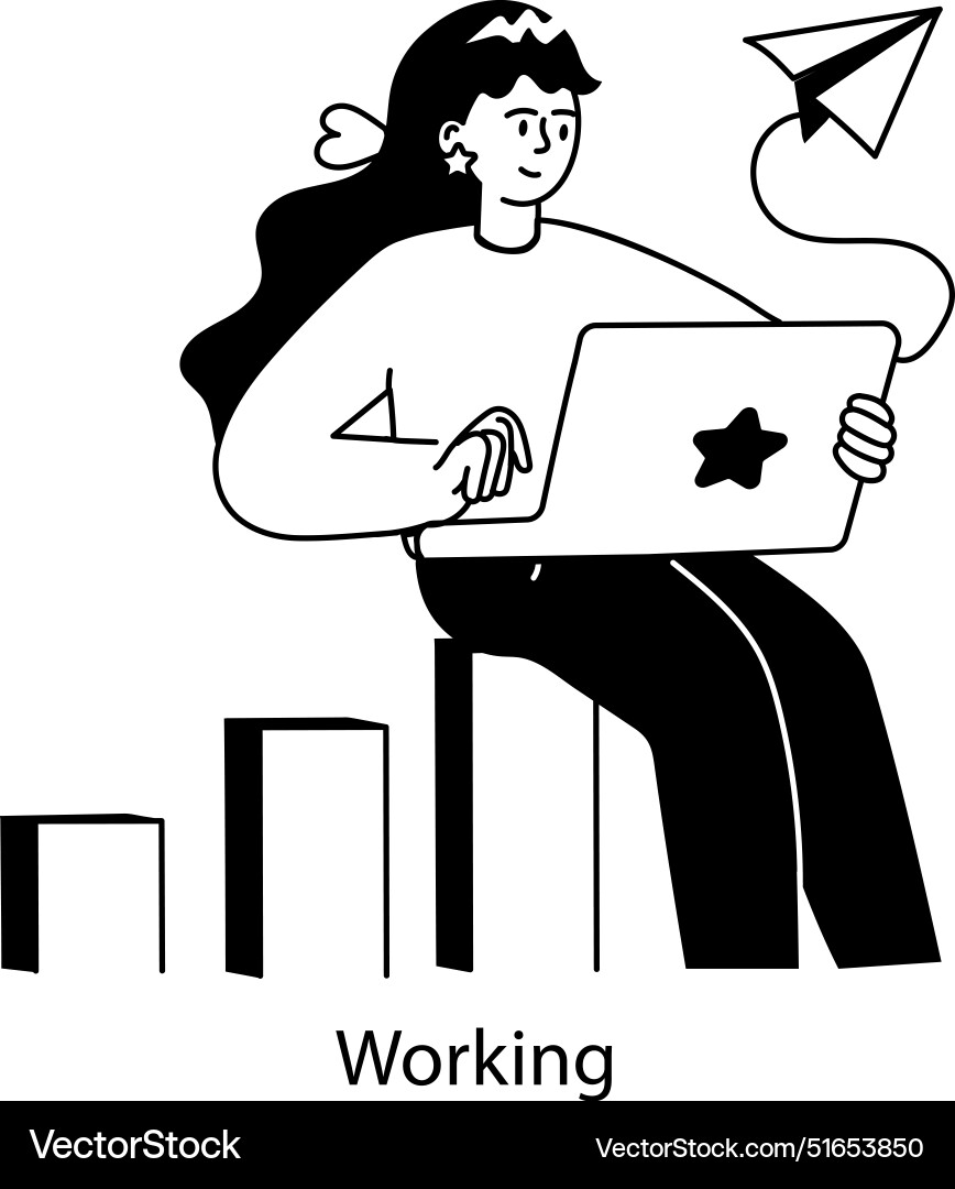 Sending data vector image
