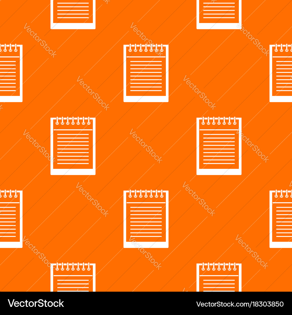 Spiral notepad pattern seamless vector image