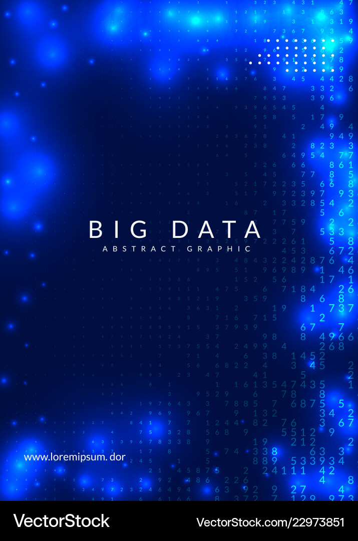 Big data background technology for visualization Big data background technology for visualization vector image