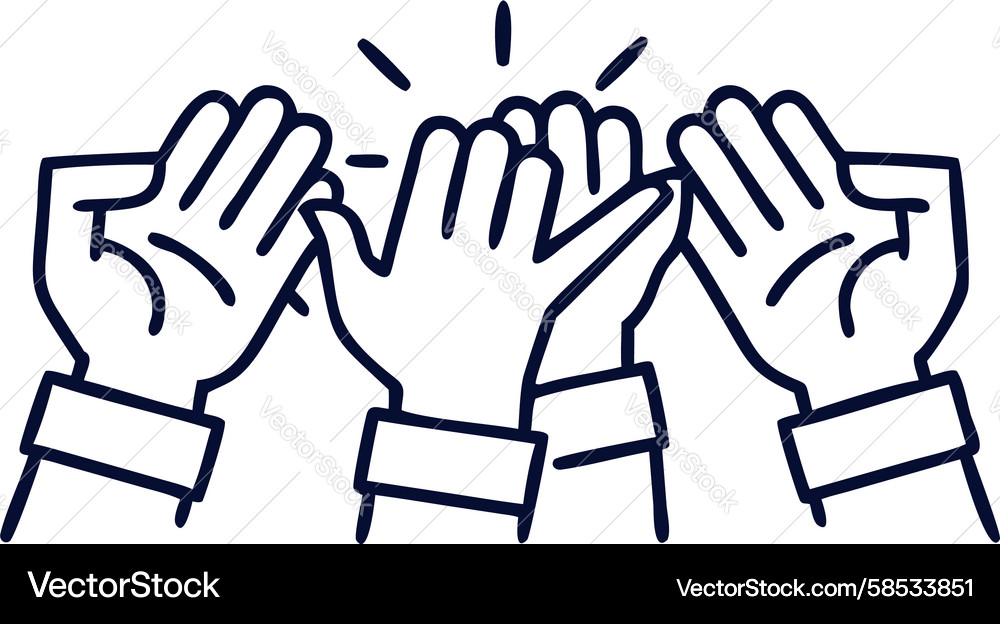 Clapping Hands - Applause Icon Vector Image