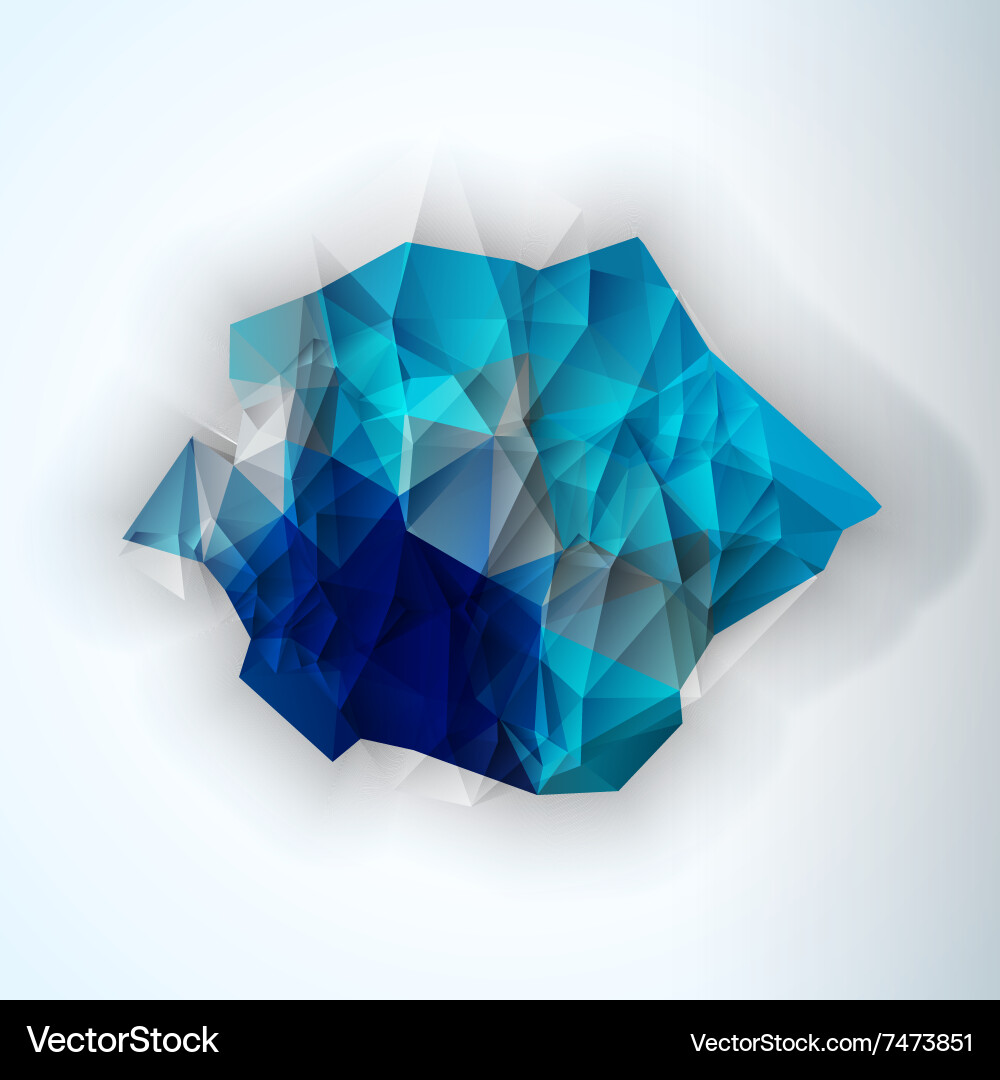 Geometric triangular abstract background vector image