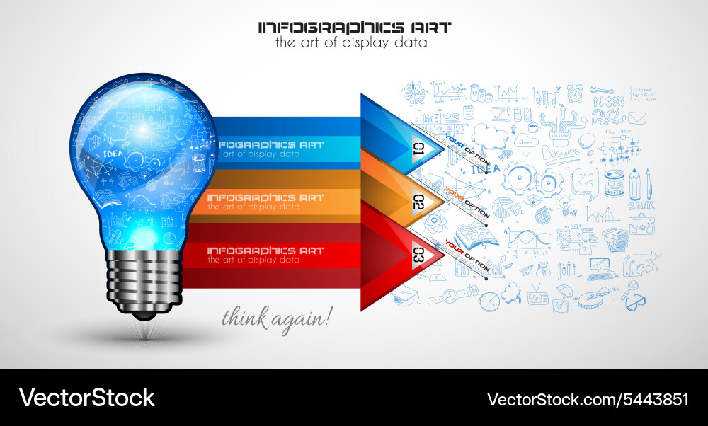 Idea concept layout for brainstorming vector image