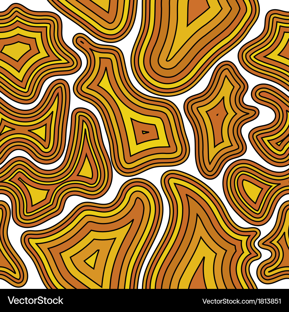 Seamless pattern with yellow elements vector image