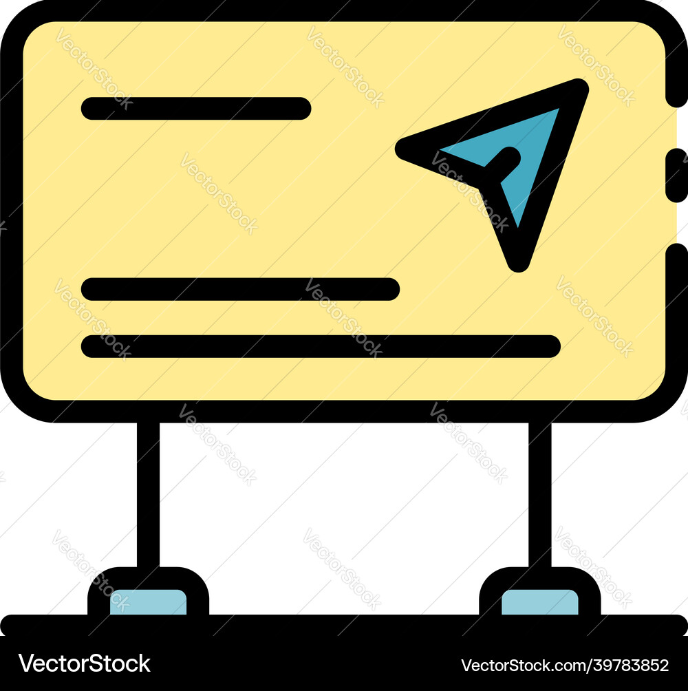 Gps navigation map icon color outline Gps navigation map icon color outline vector image