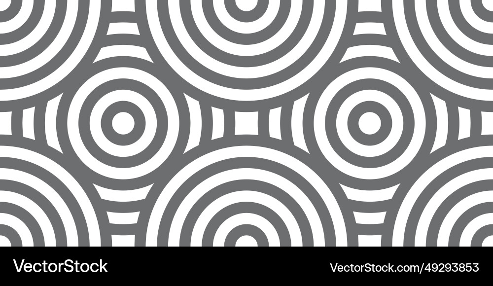Abstract lines geometric seamless pattern rounded Abstract lines geometric seamless pattern rounded Vector Image