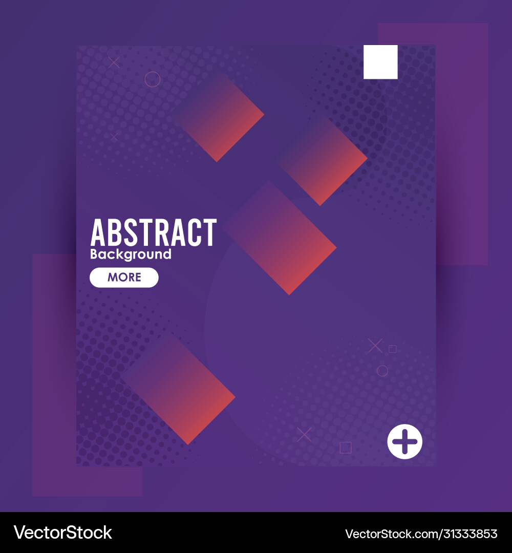 Figures colorful abstract background template Vector Image