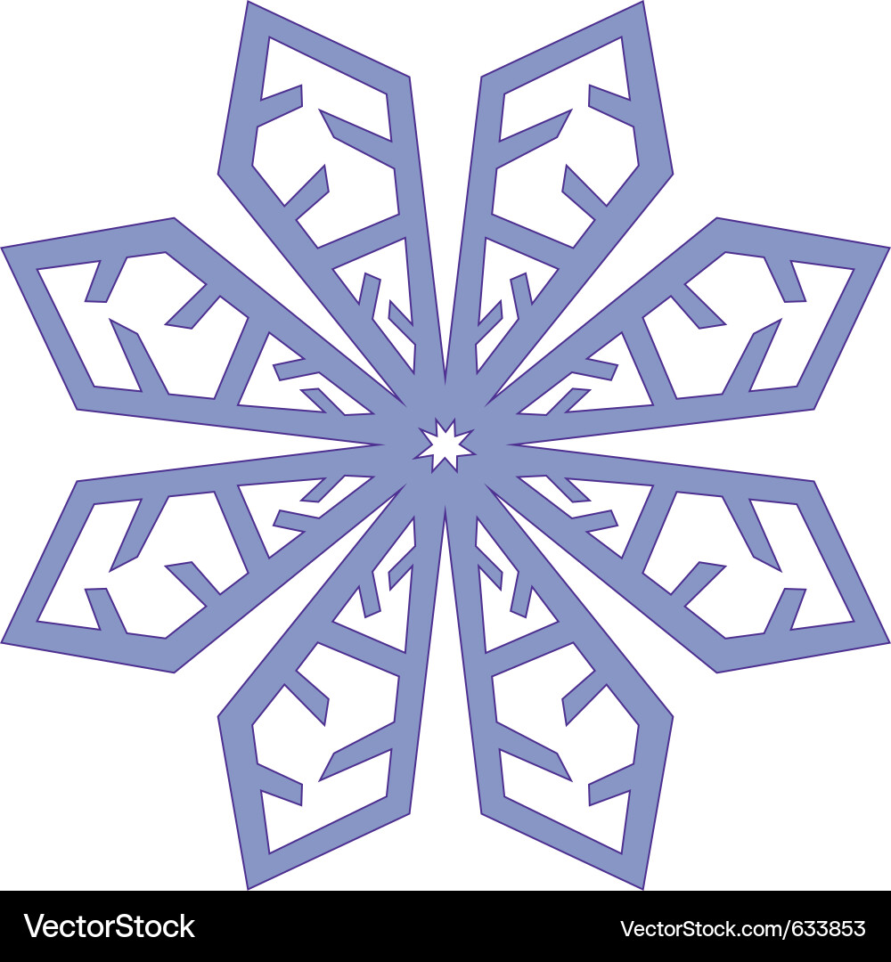 Snowflake Vector Image