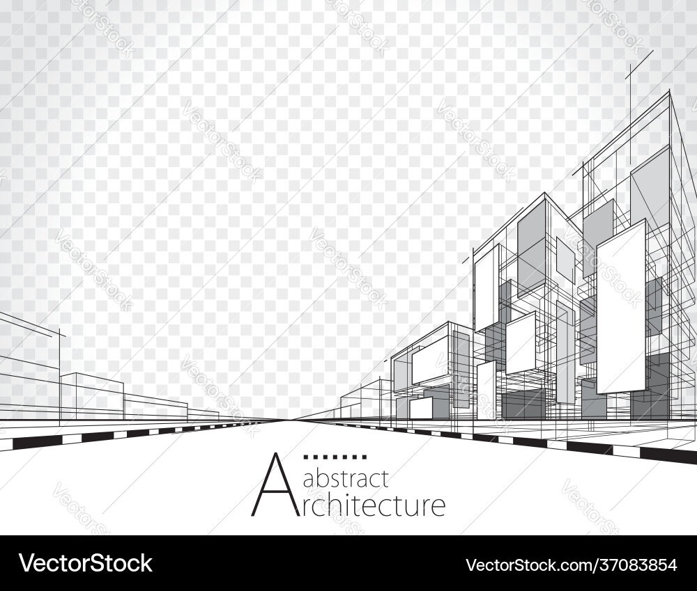 Architectural abstract background Architectural abstract background vector image