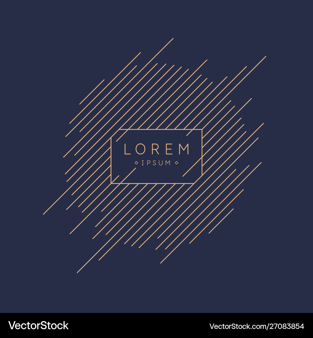 Dynamic Abstract Lines Background Vector Image