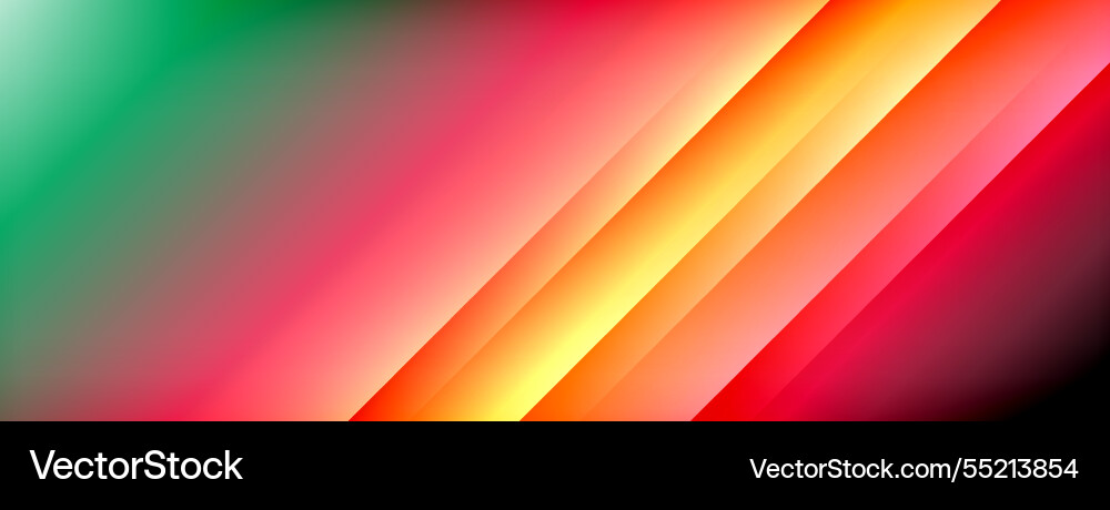 Dynamic shadow lines with gradient colors vector image